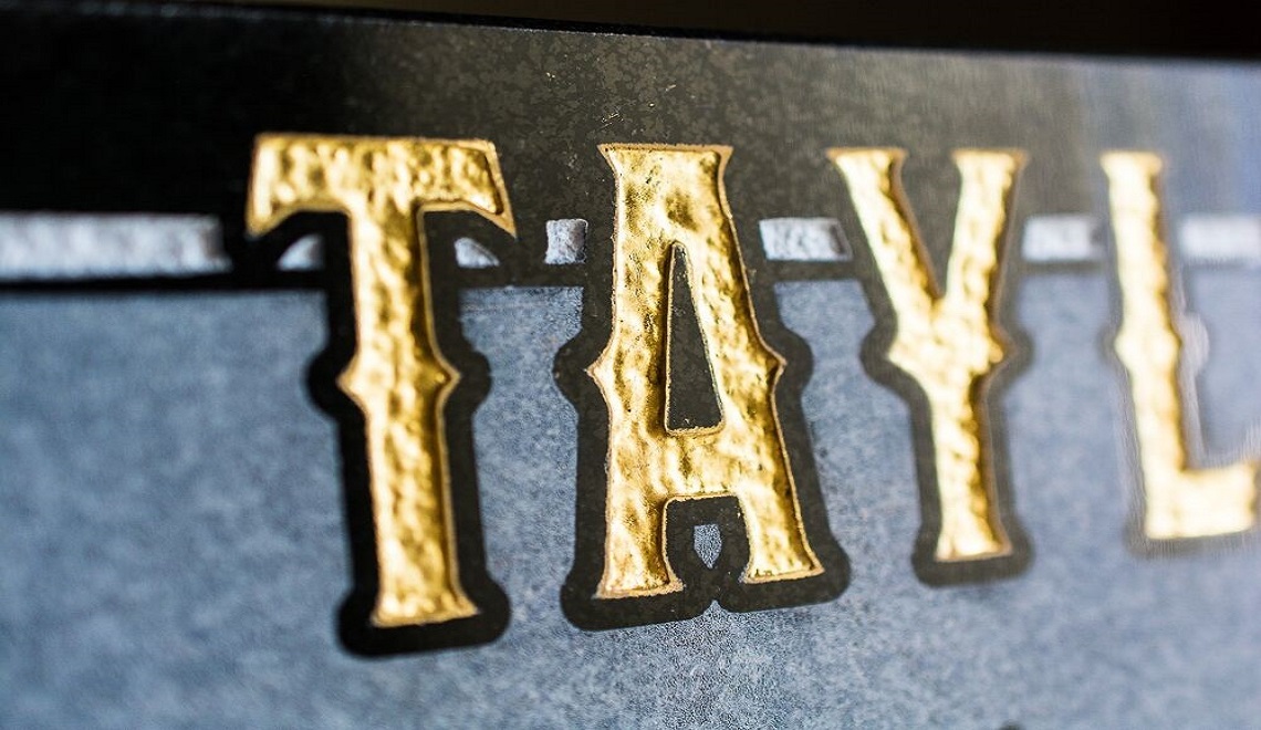 24 Carat Gold Leaf On A Headstone For Your Loved One.